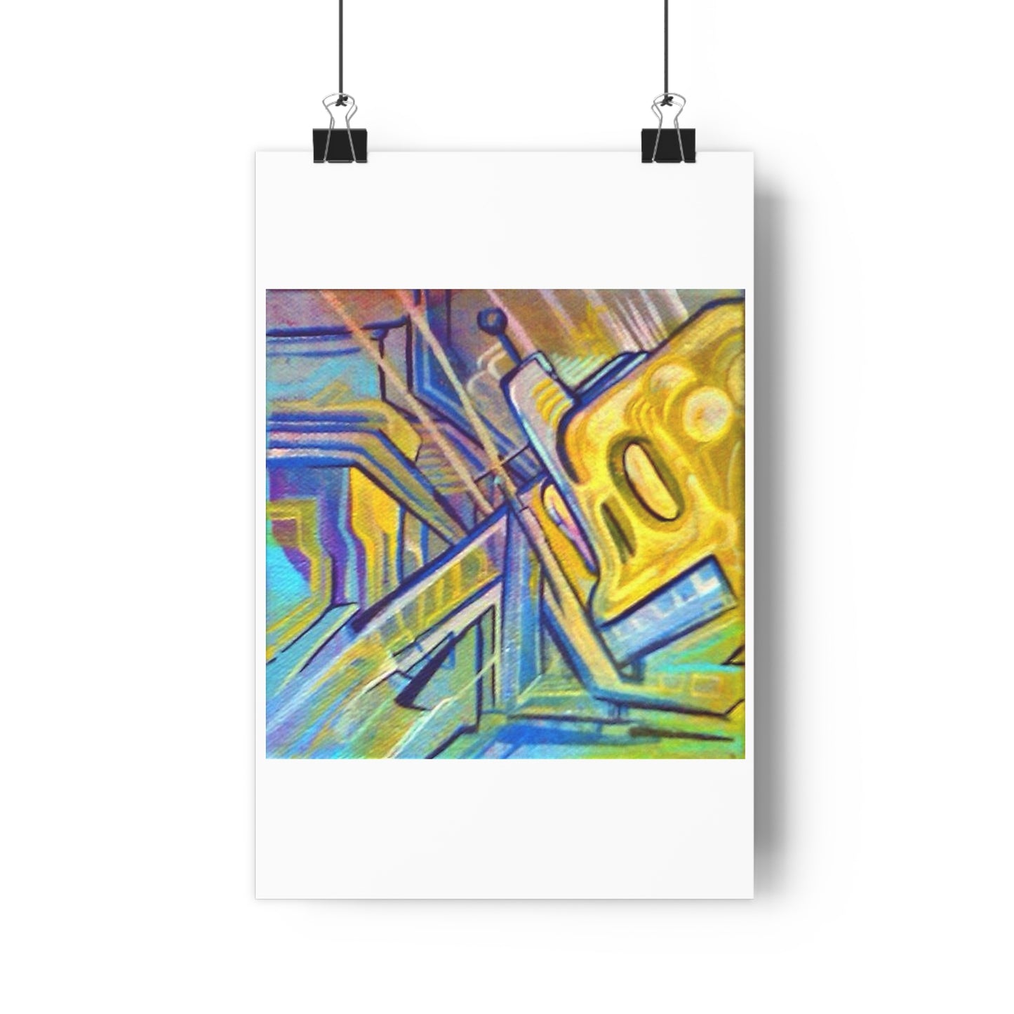 "Robo Drip”- Giclée Art Print by artist David Hilborn