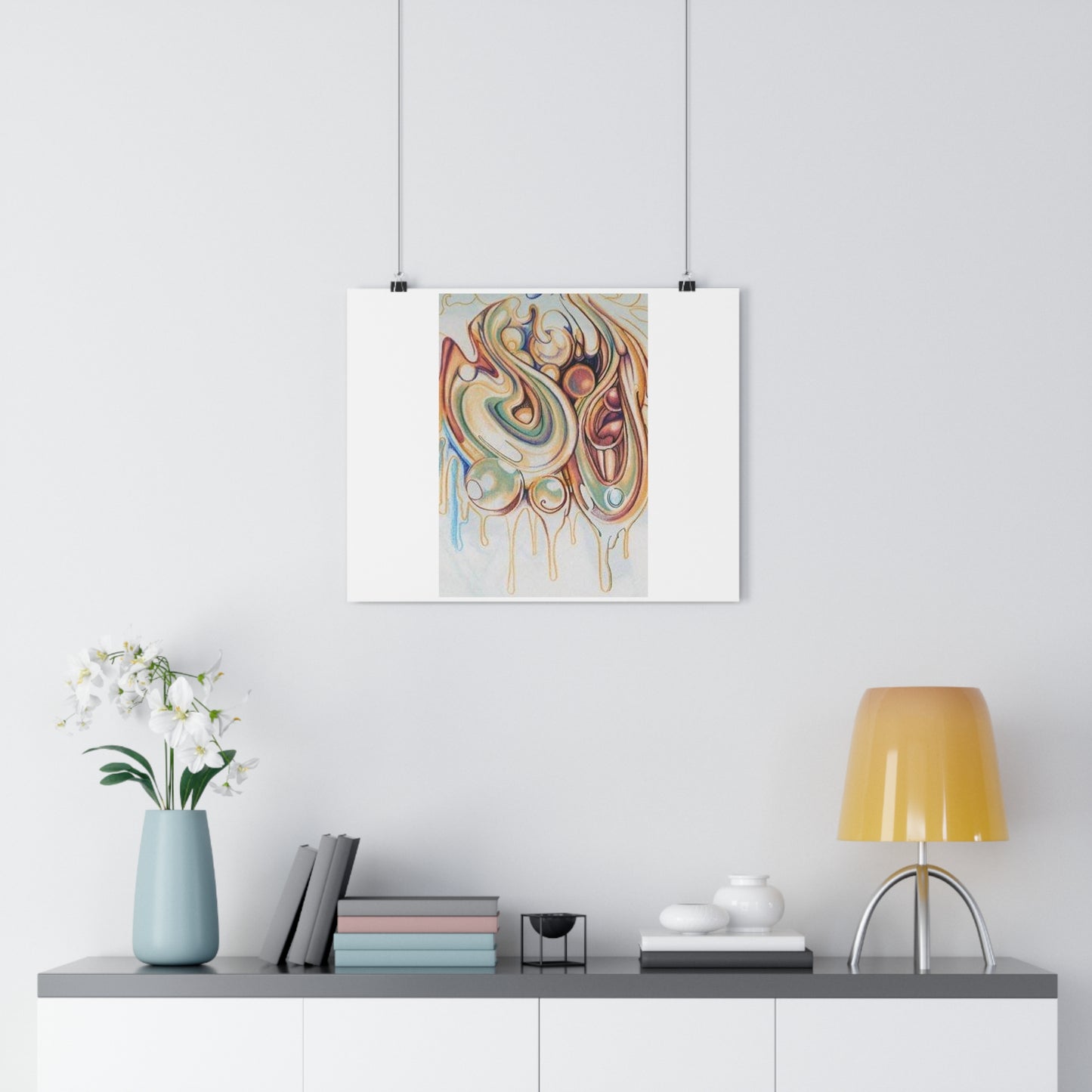 "Iridescent Bubbles”- Giclée Art Print by artist David Hilborn