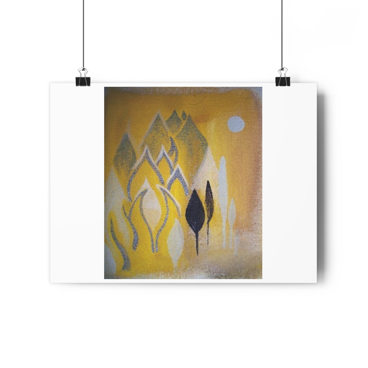 "Simplified Landscape”- Giclée Art Print by artist David Hilborn