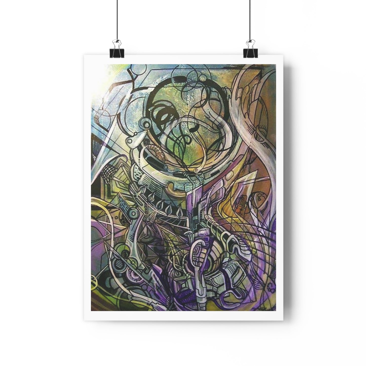 "Duocolor”- Giclée Art Print by artist David Hilborn