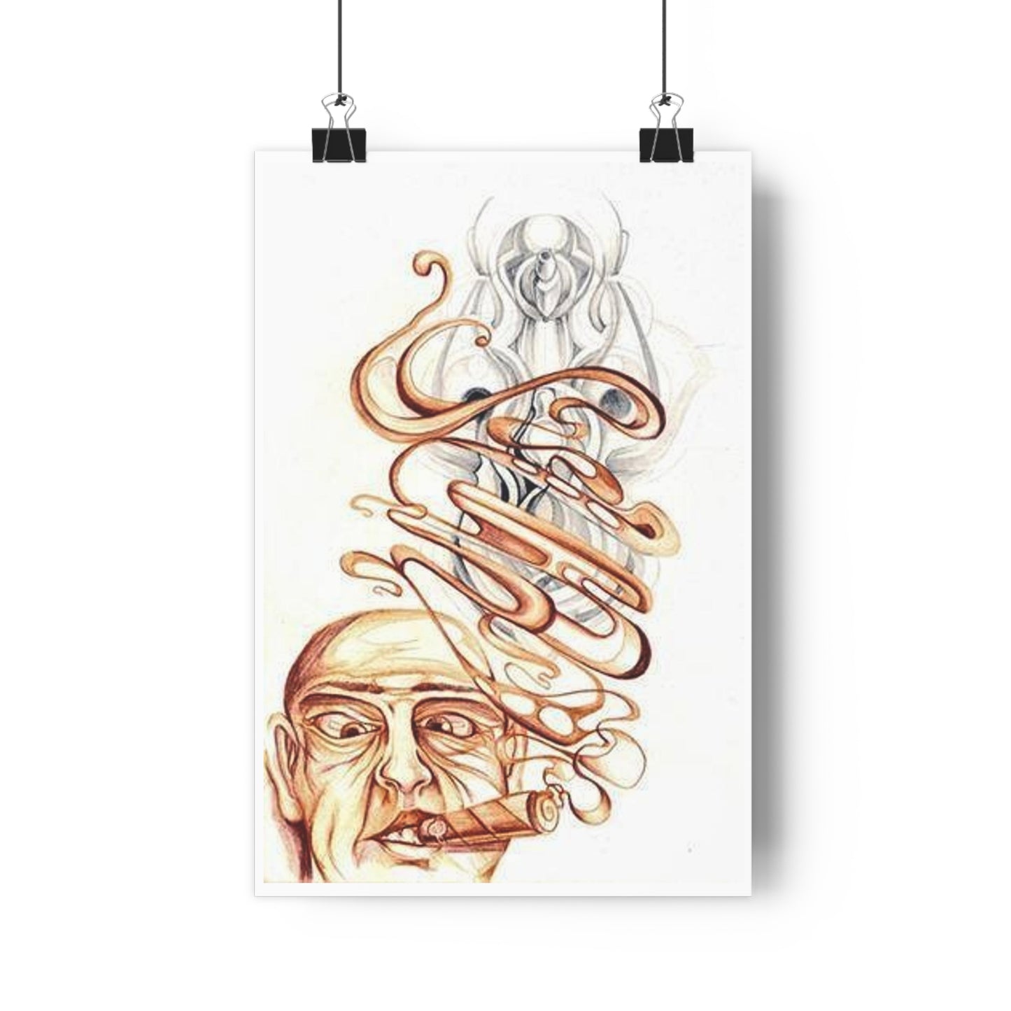 "Stogie”- Giclée Art Print by artist David Hilborn