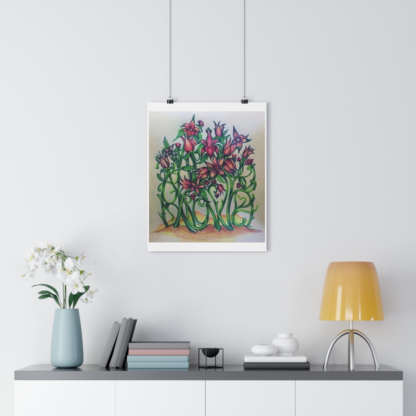 "Grow/Love”- Giclée Art Print by artist David Hilborn