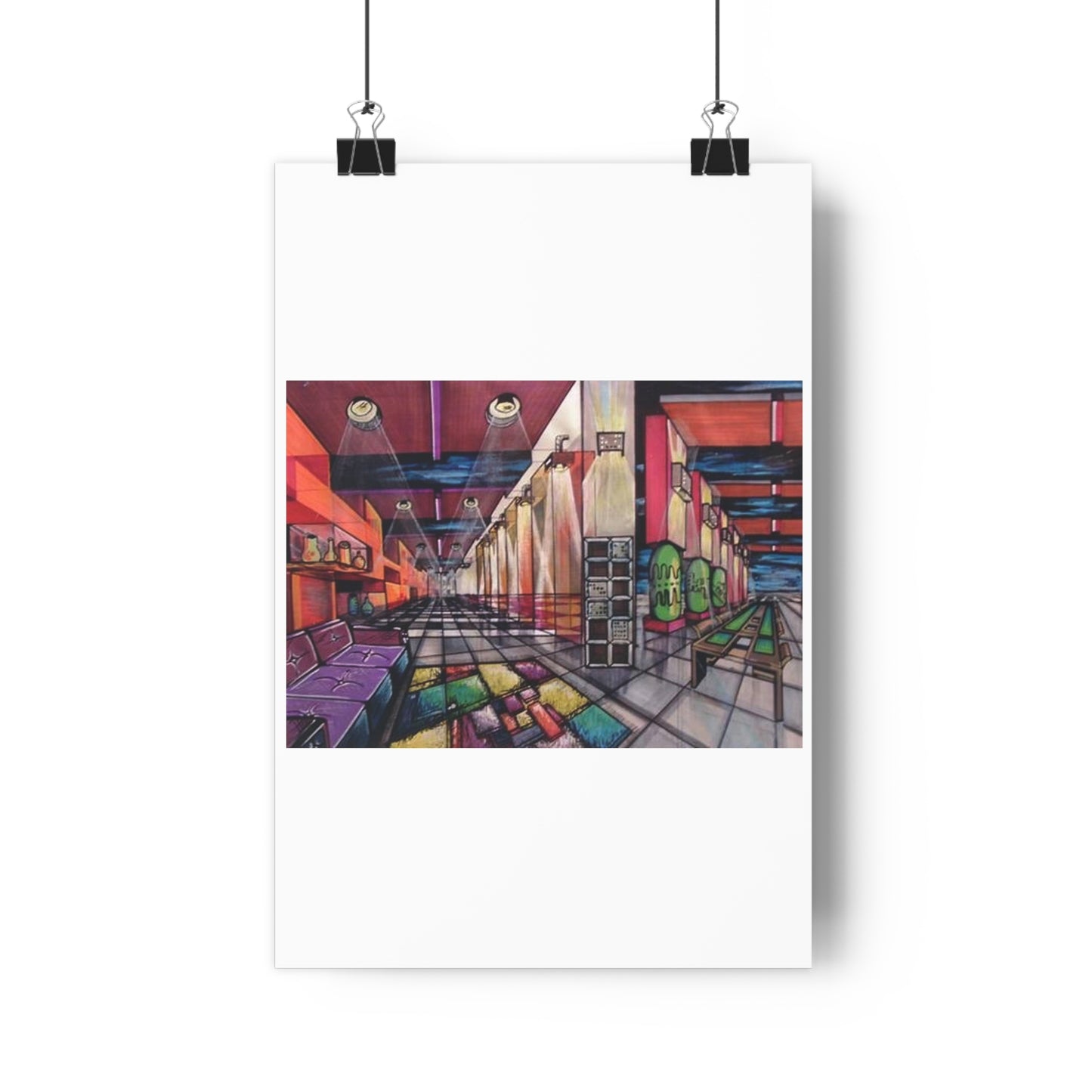 "Impossible Spaces”- Giclée Art Print by artist David Hilborn