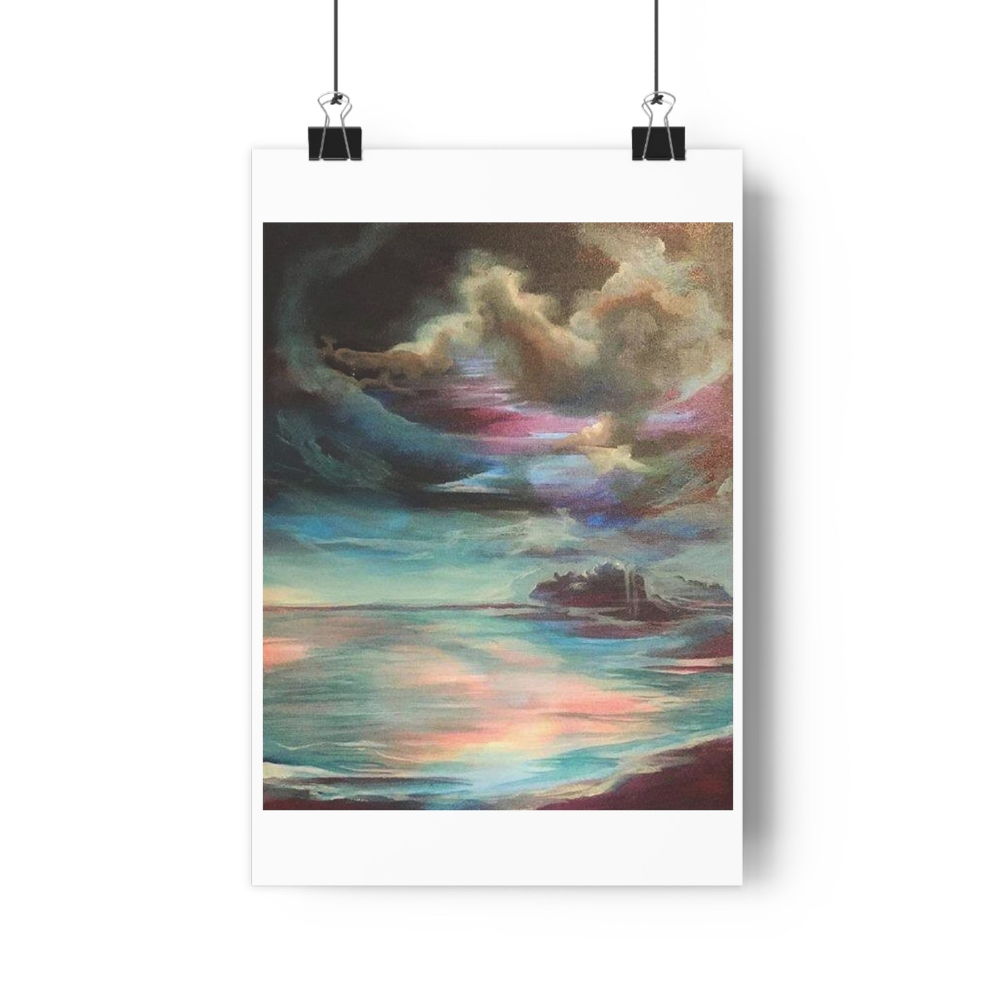 "Stormy”- Giclée Art Print by artist David Hilborn