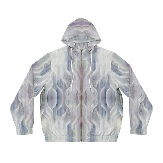 "Vapor” - All Over Graphic Zip-Up Hoodie by Artist David Hilborn