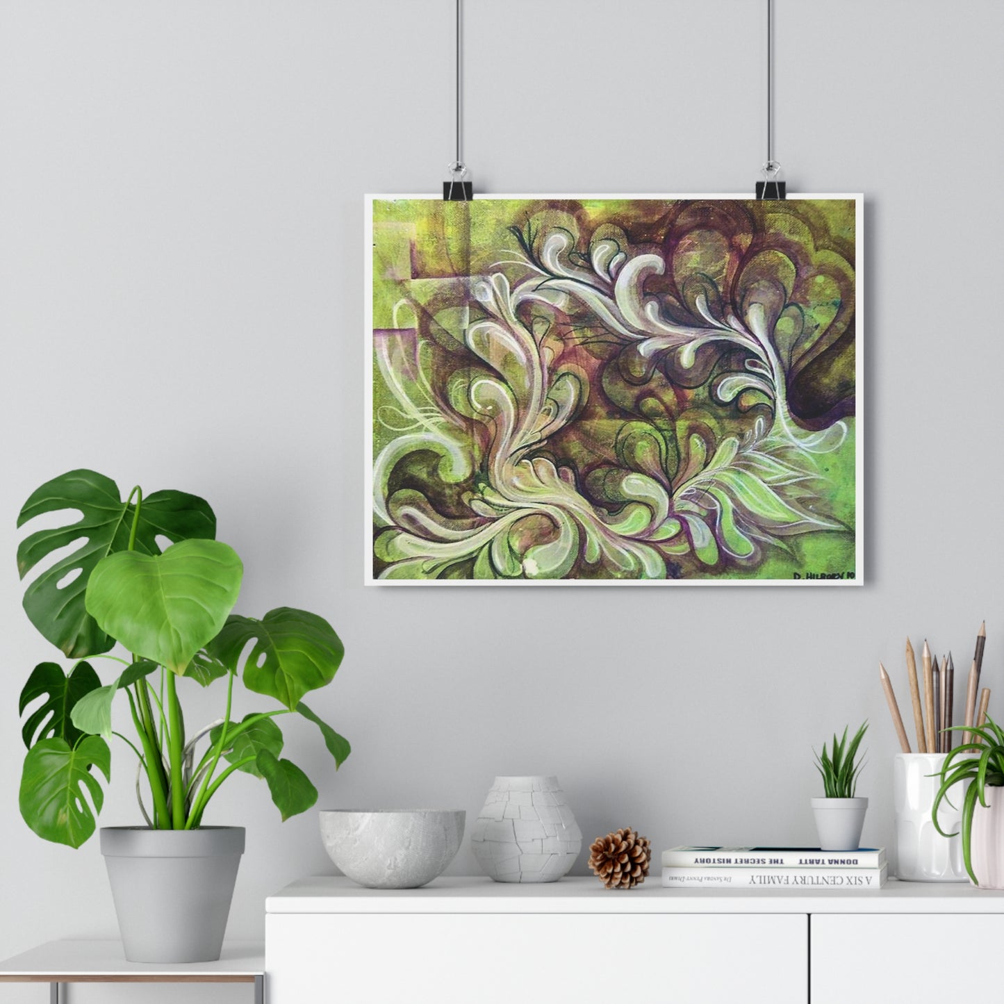 "Mossy Wood”- Giclée Art Print by artist David Hilborn