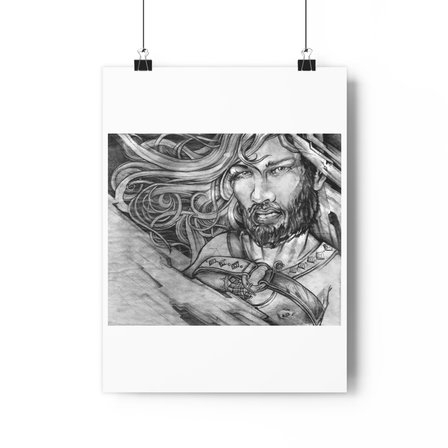 "Bearded Beauty" - Giclée Art Print by artist David Hilborn