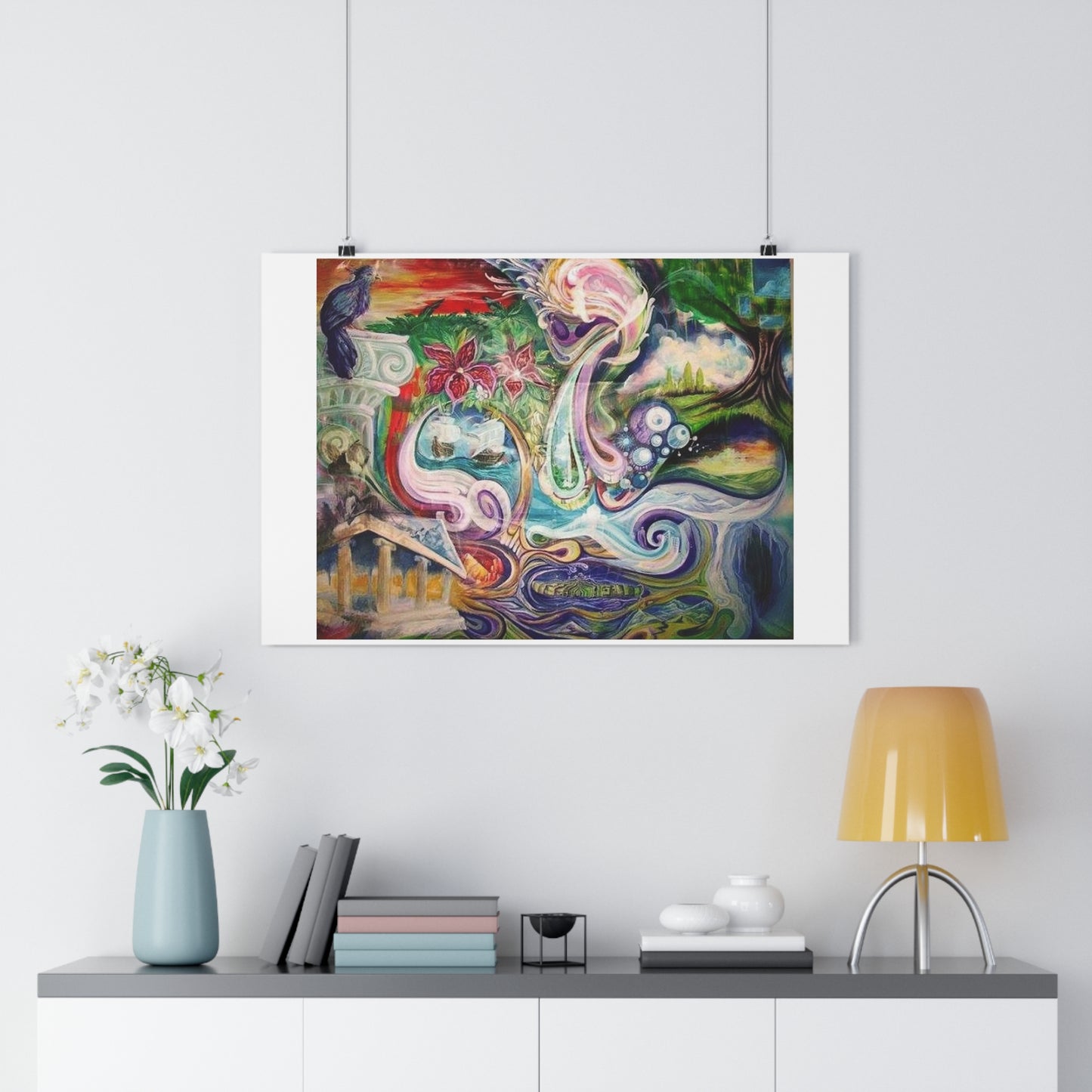 "Focus and Chaos”- Giclée Art Print by artist David Hilborn