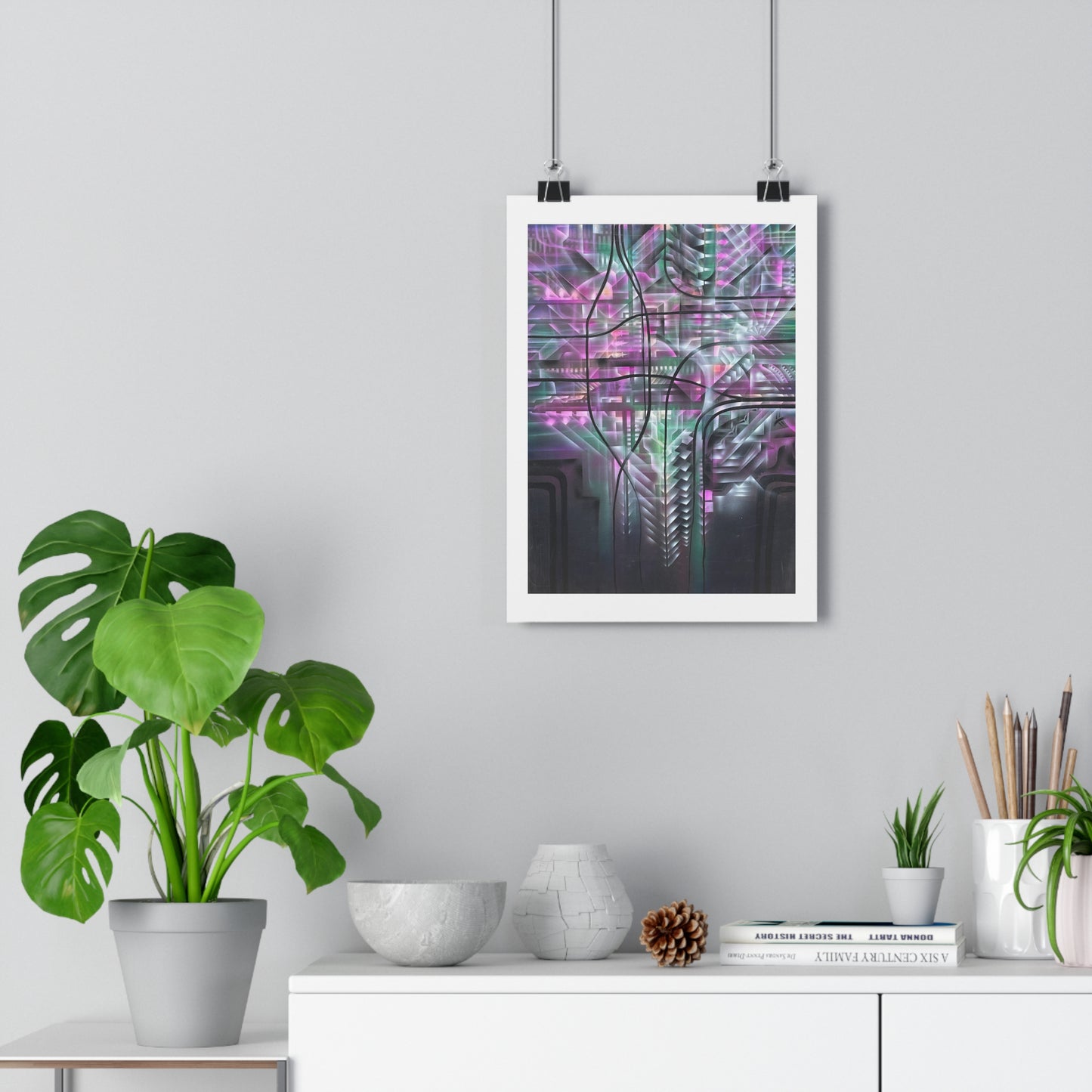 “Compute”- Giclée Art Print by artist David Hilborn