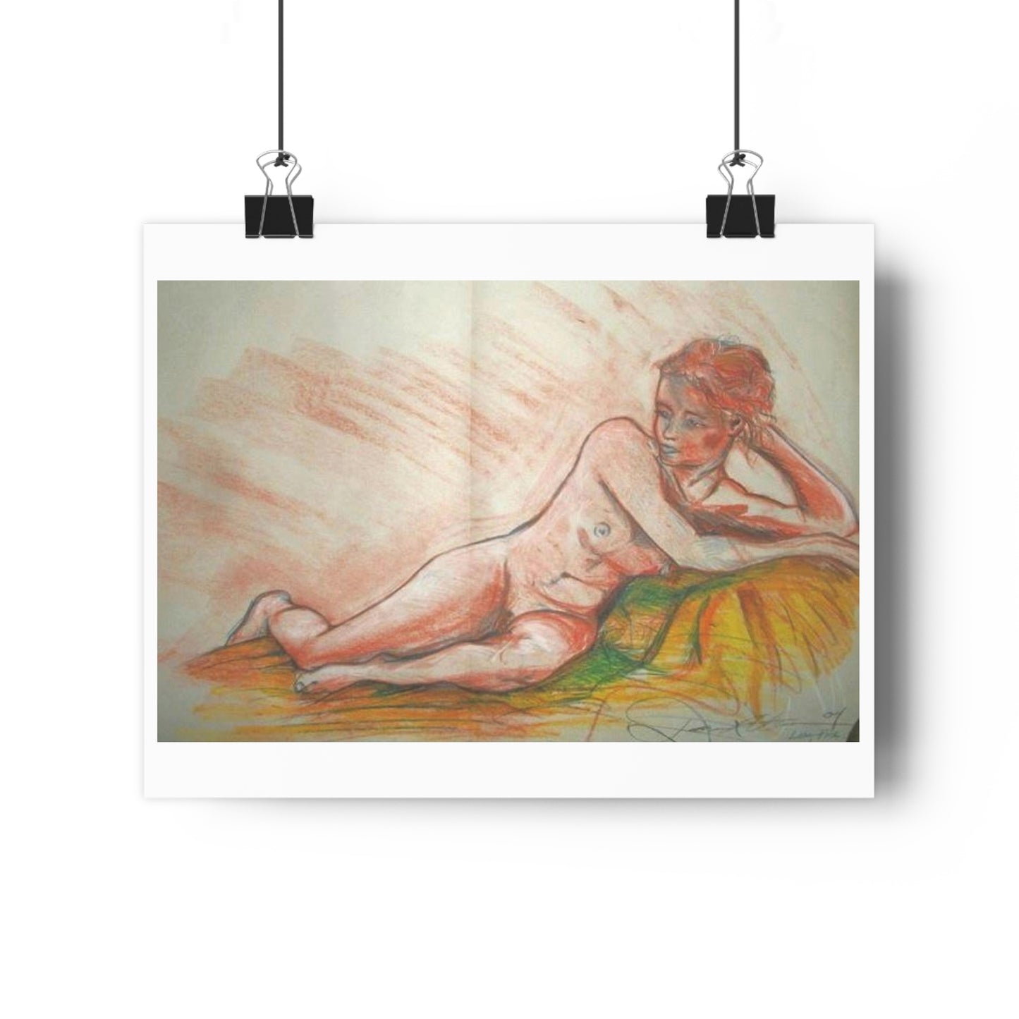 "Nude Study”- Giclée Art Print by artist David Hilborn