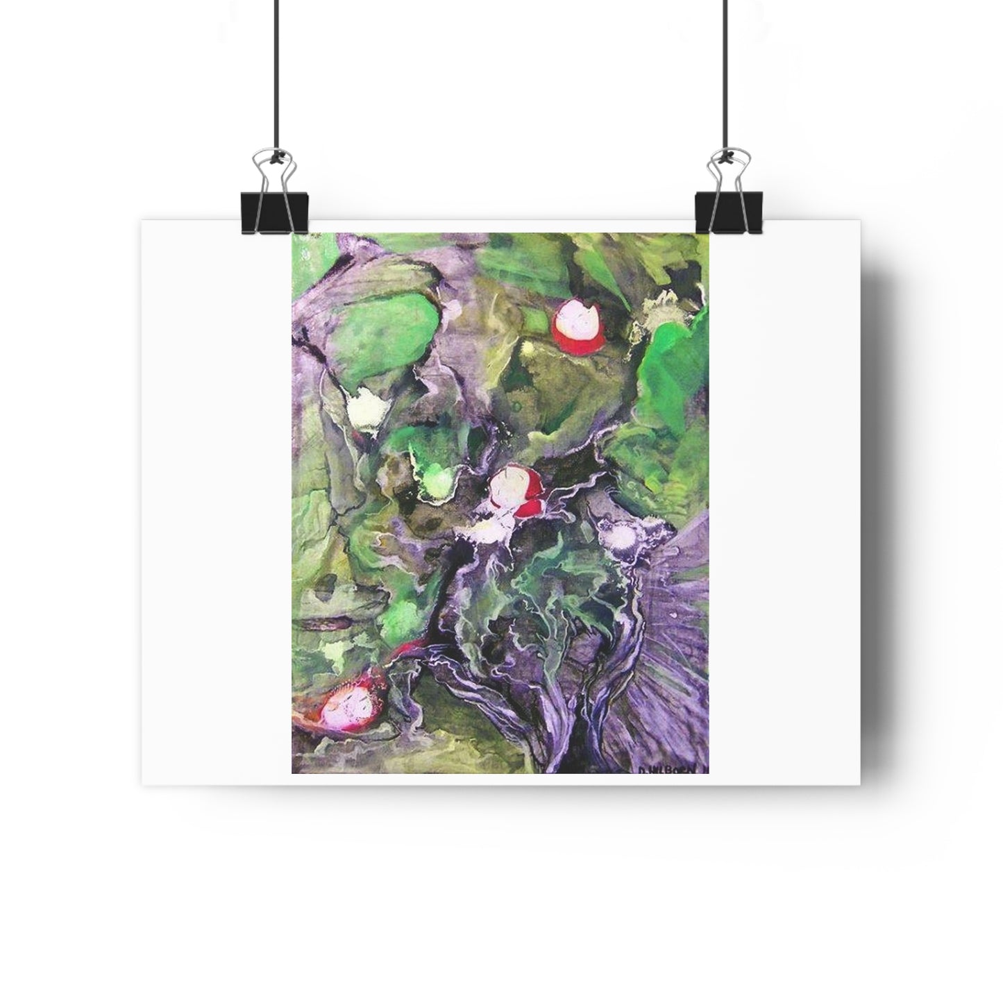 "Strawberry Surprise”- Giclée Art Print by artist David Hilborn