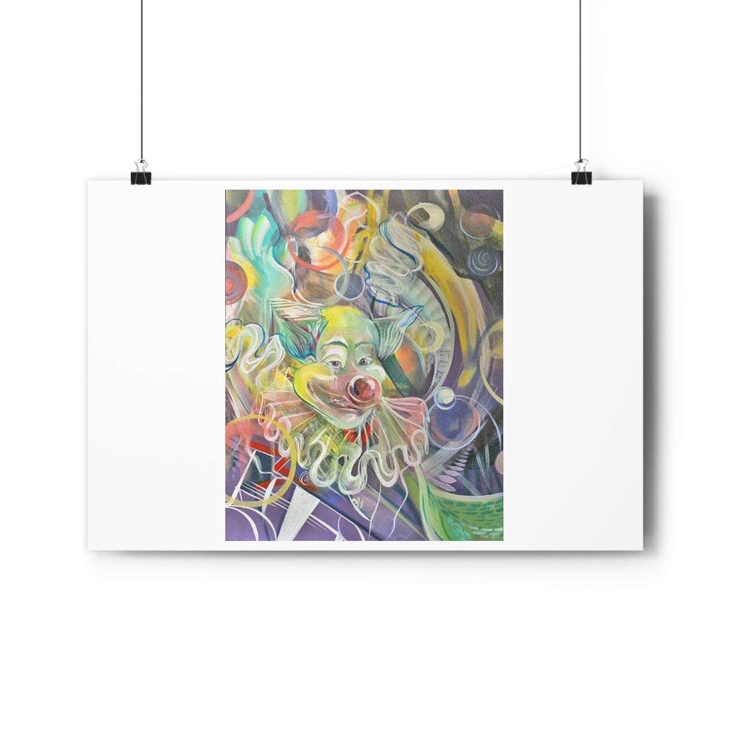 "Clowning Around”- Giclée Art Print by artist David Hilborn