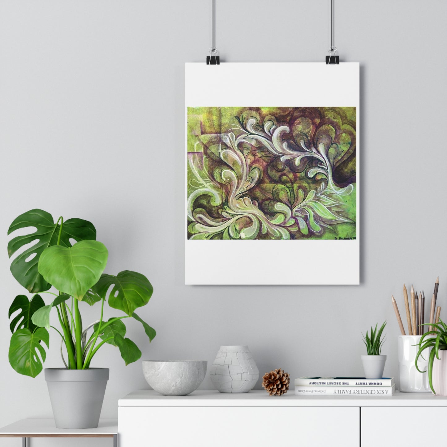 "Mossy Wood”- Giclée Art Print by artist David Hilborn