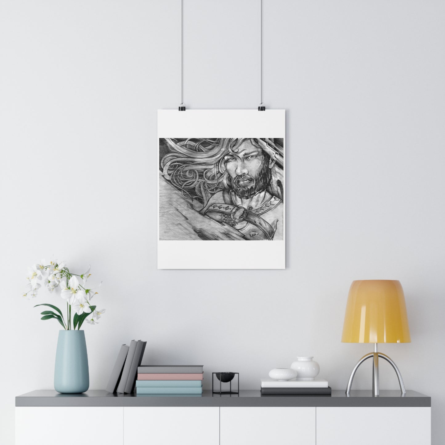 "Bearded Beauty" - Giclée Art Print by artist David Hilborn