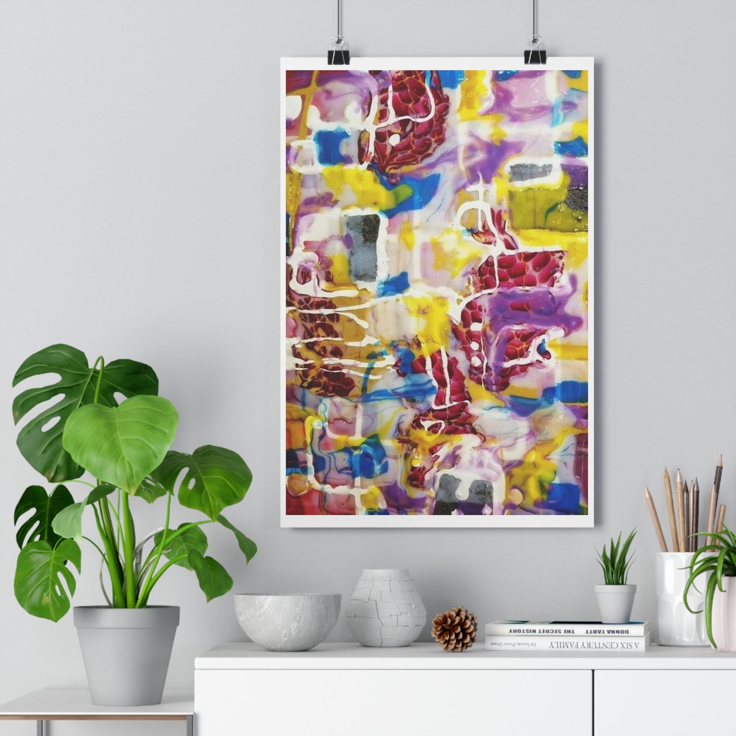 "Technicolor Razzle Dazzle”- Giclée Art Print by artist David Hilborn