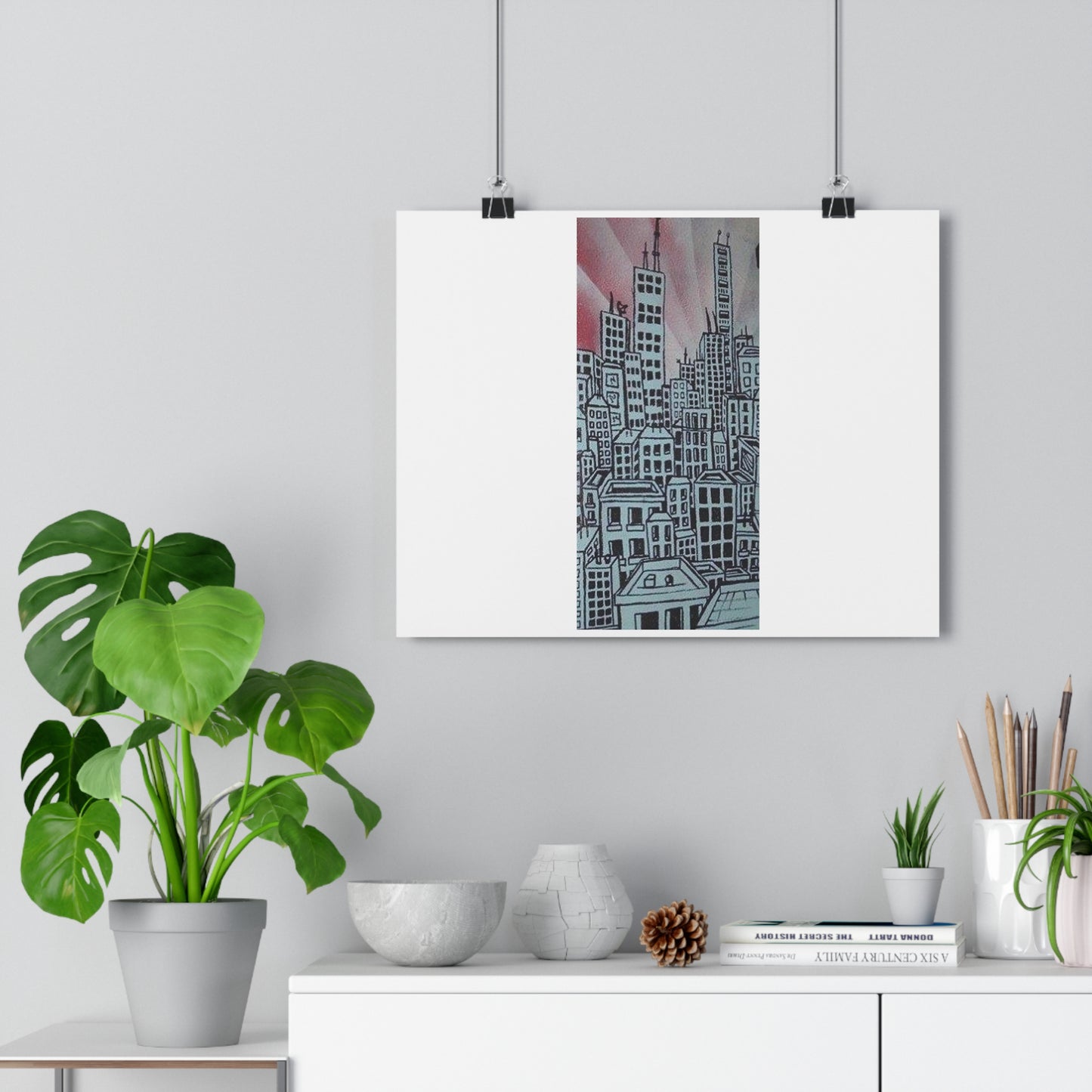 "Sky View”- Giclée Art Print by artist David Hilborn