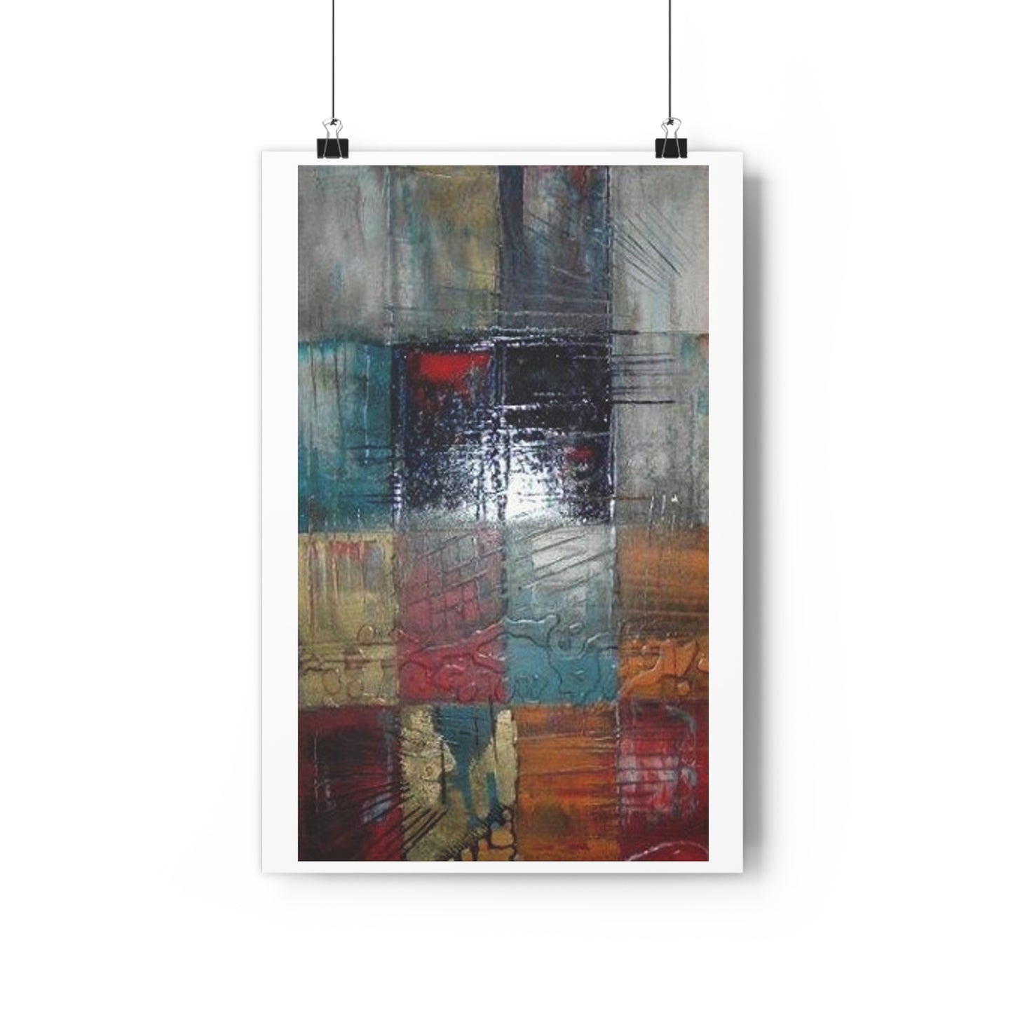 "Contemporary Grid”- Giclée Art Print by artist David Hilborn