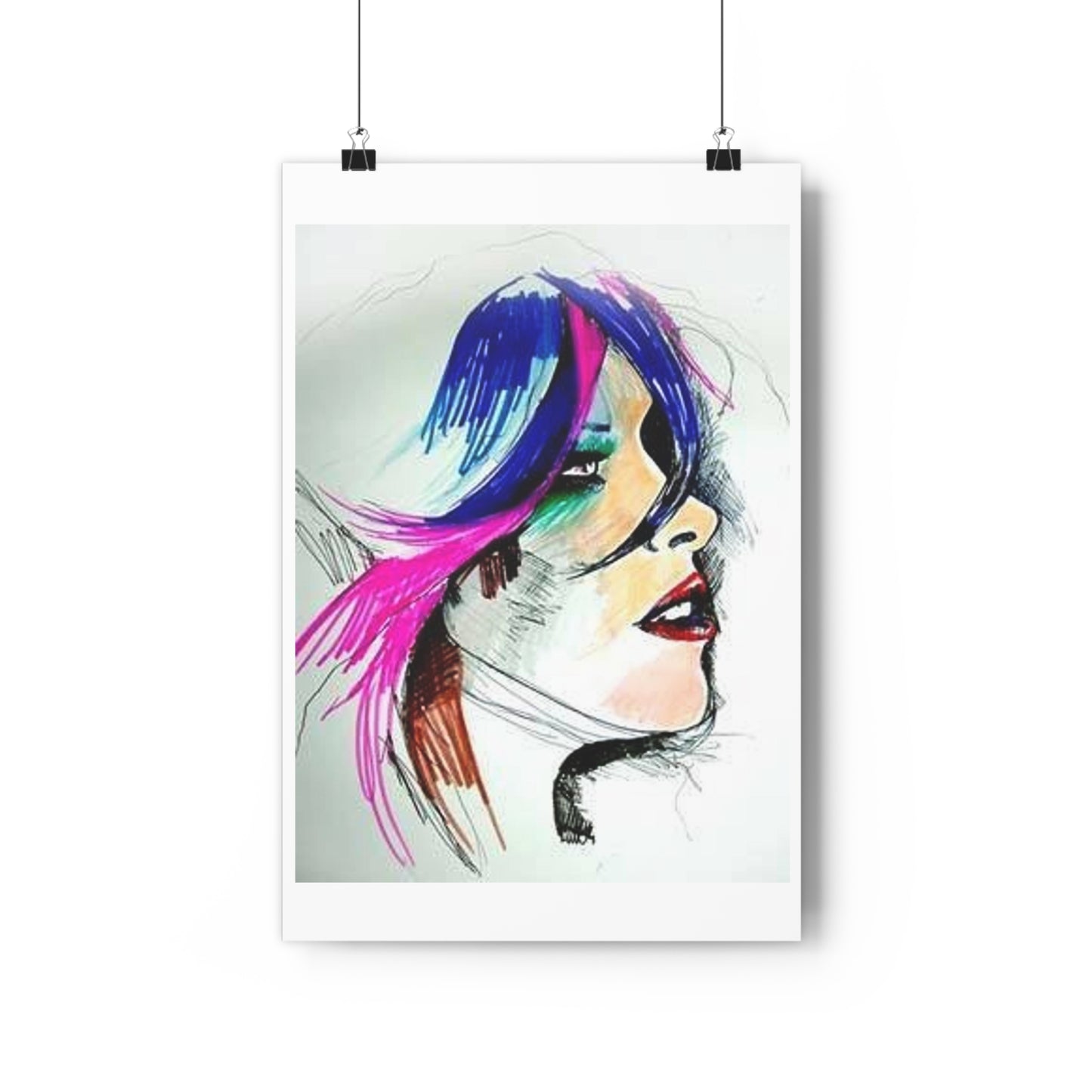 "Scribble”- Giclée Art Print by artist David Hilborn