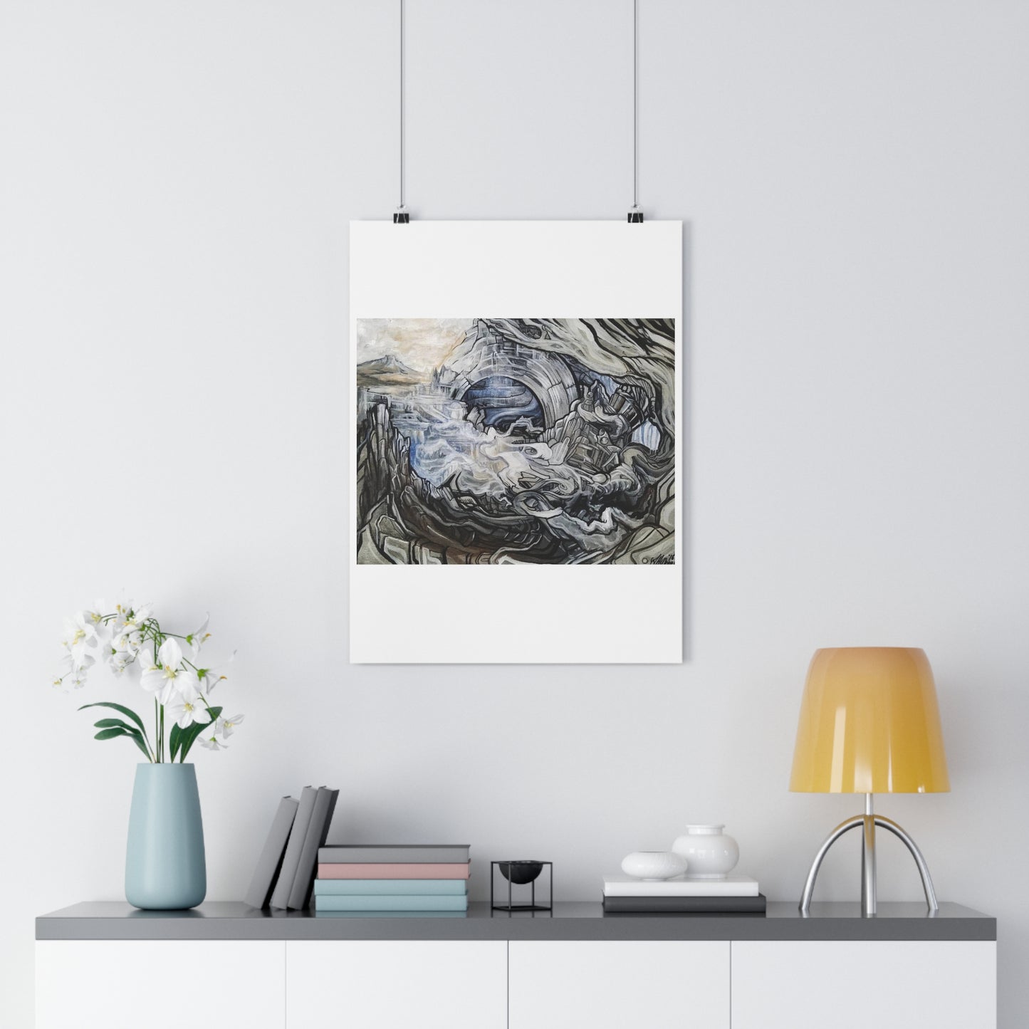 "Typhoon”- Giclée Art Print by artist David Hilborn