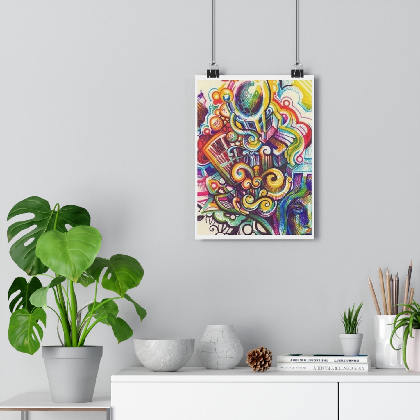 "Technicolor Markers”- Giclée Art Print by artist David Hilborn