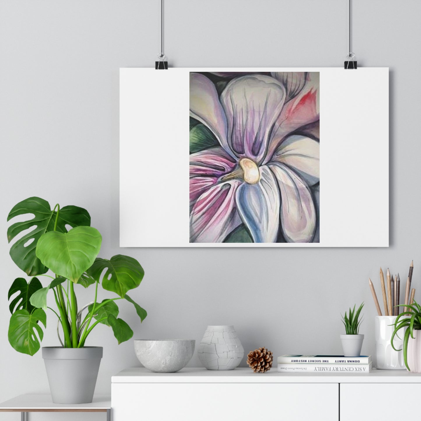 "Orchid”- Giclée Art Print by artist David Hilborn