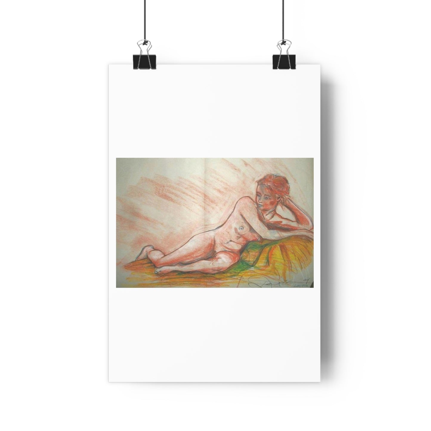 "Nude Study”- Giclée Art Print by artist David Hilborn