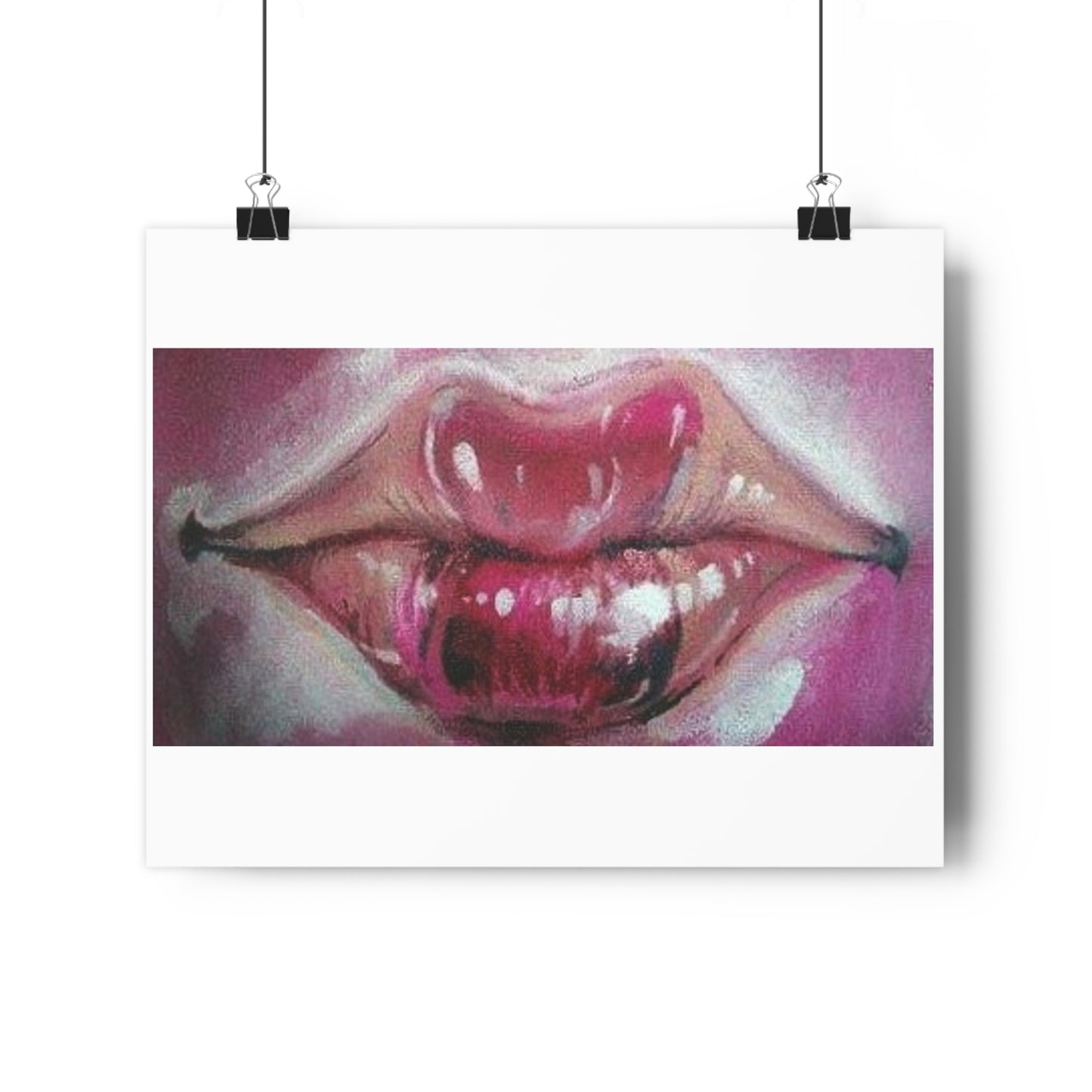 "Lips”- Giclée Art Print by artist David Hilborn