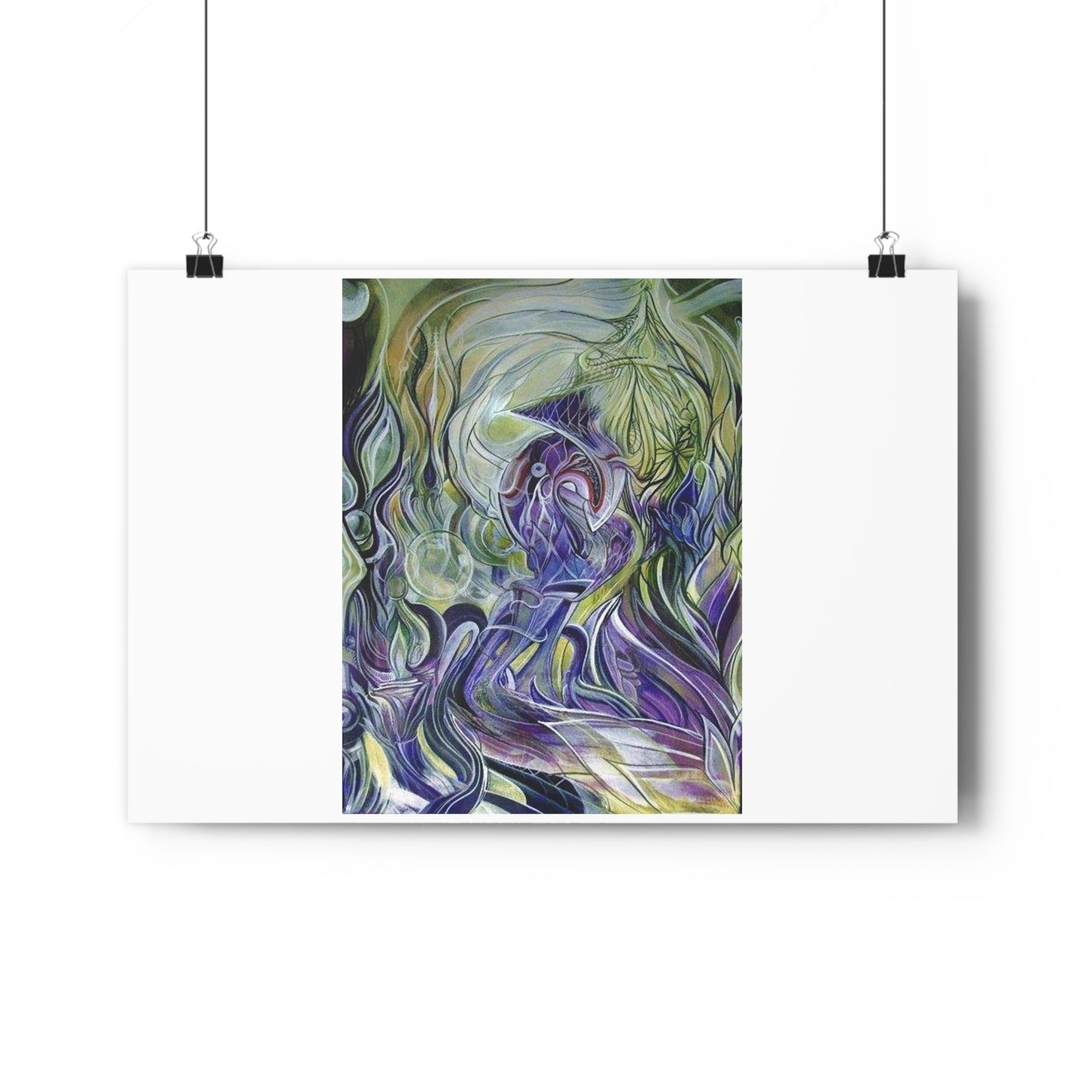 "Purp”- Giclée Art Print by artist David Hilborn