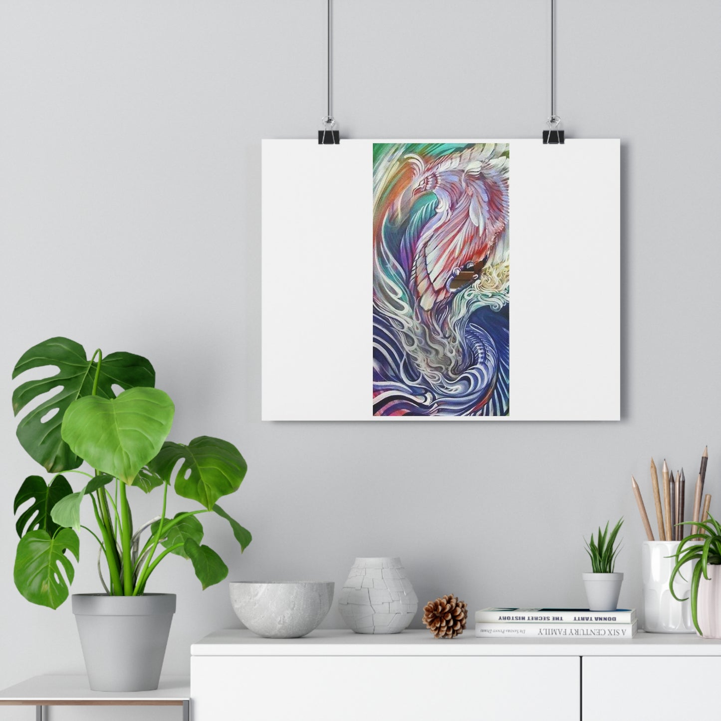 "Rising Phoenix”- Giclée Art Print by artist David Hilborn