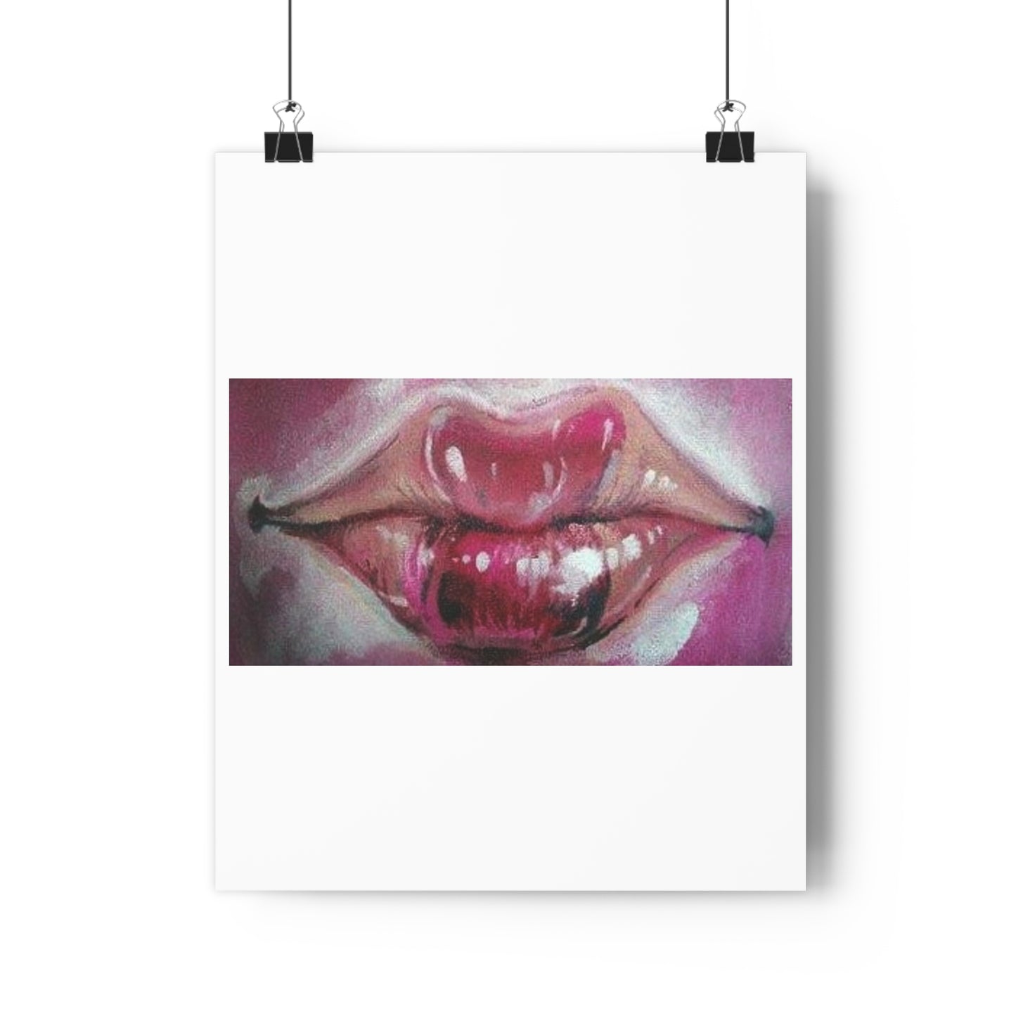 "Lips”- Giclée Art Print by artist David Hilborn