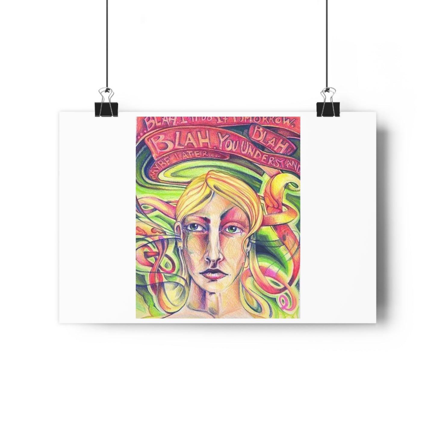 "Poet”- Giclée Art Print by artist David Hilborn