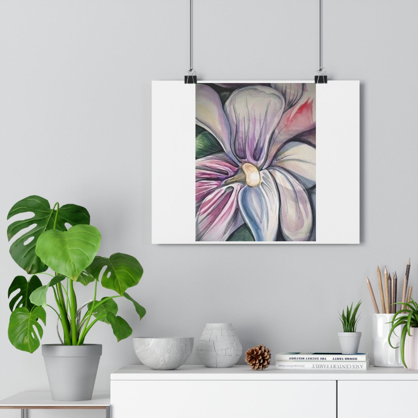 "Orchid”- Giclée Art Print by artist David Hilborn