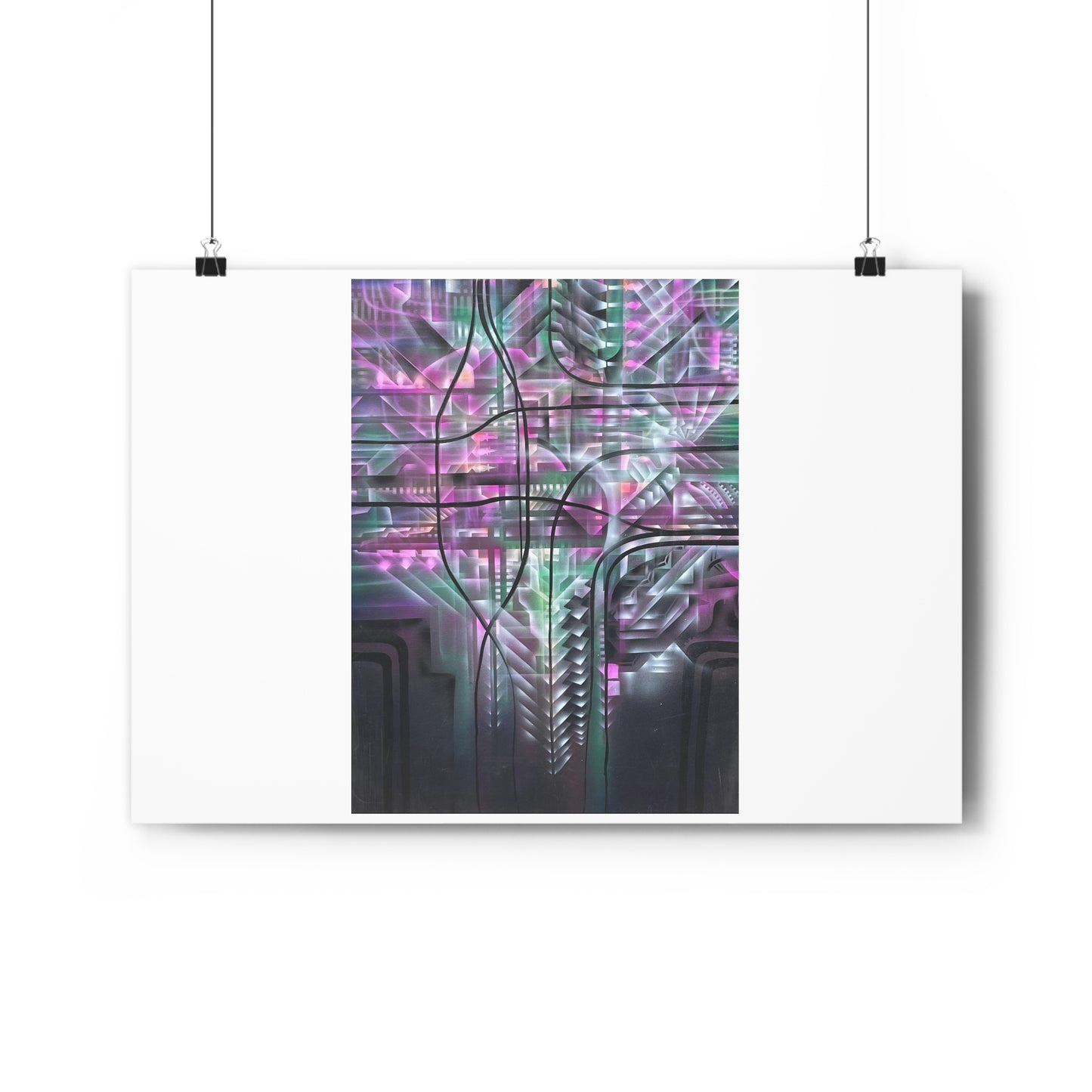 “Compute”- Giclée Art Print by artist David Hilborn