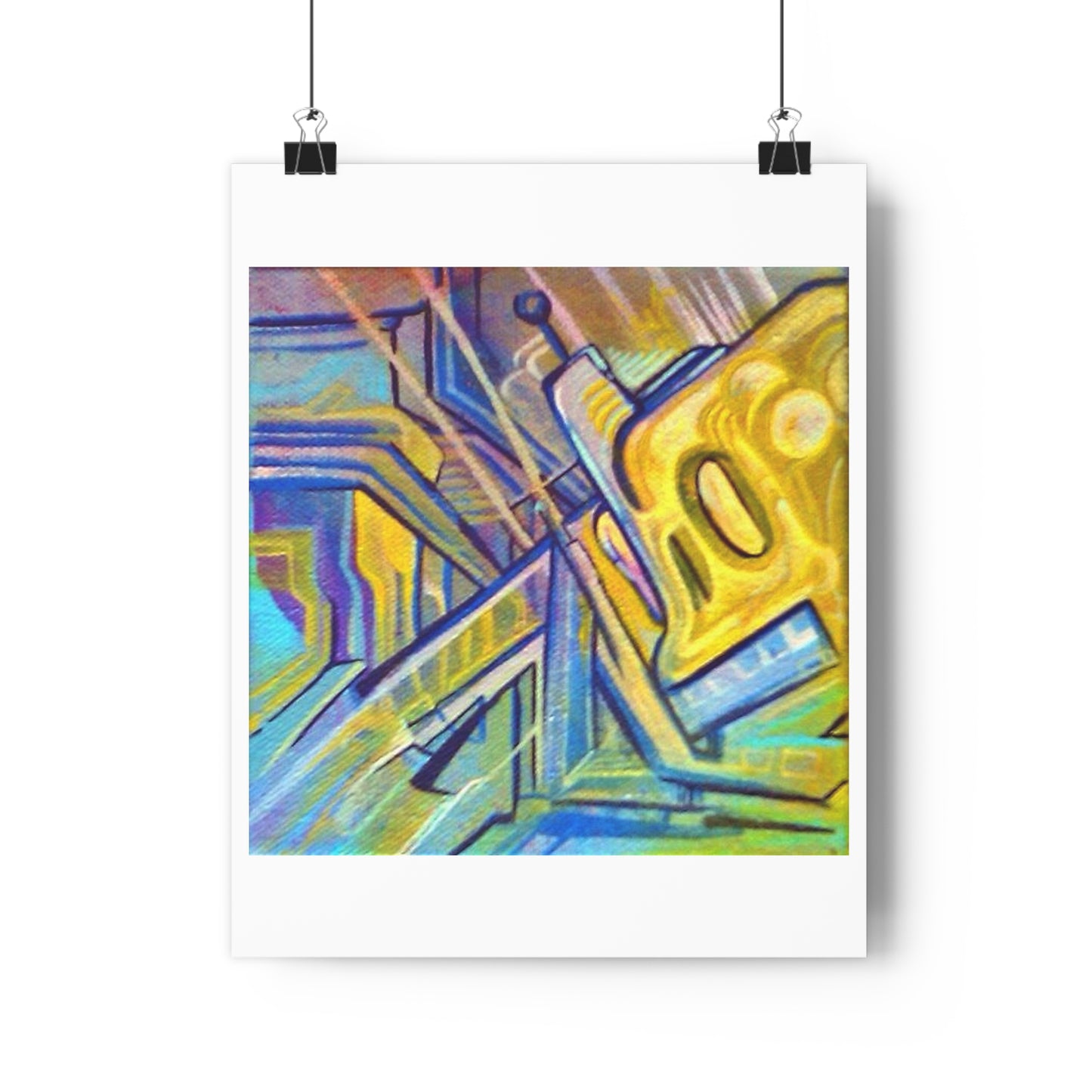 "Robo Drip”- Giclée Art Print by artist David Hilborn