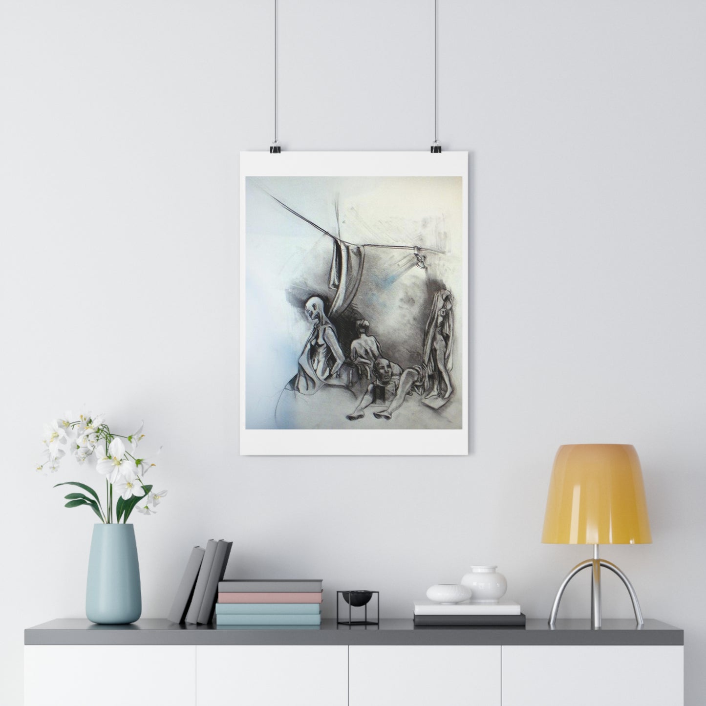 "Staged”- Giclée Art Print by artist David Hilborn