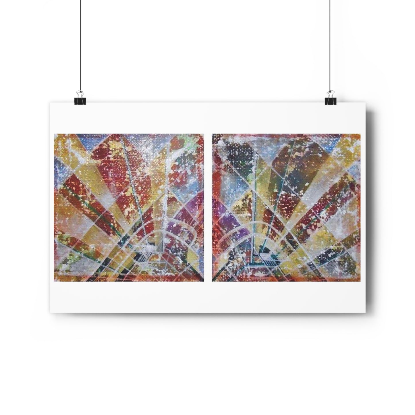 "Roller Rink”- Giclée Art Print by artist David Hilborn