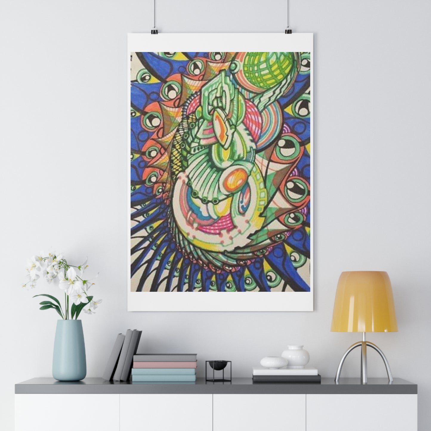 "Psych Eval 1”- Giclée Art Print by artist David Hilborn