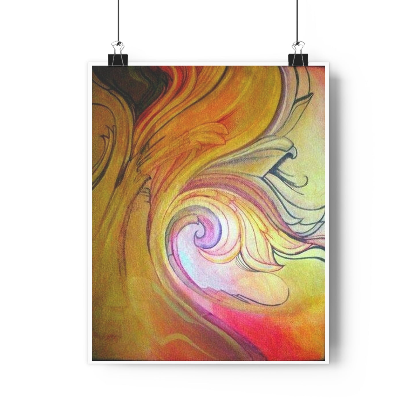 "Sol Flow”- Giclée Art Print by artist David Hilborn