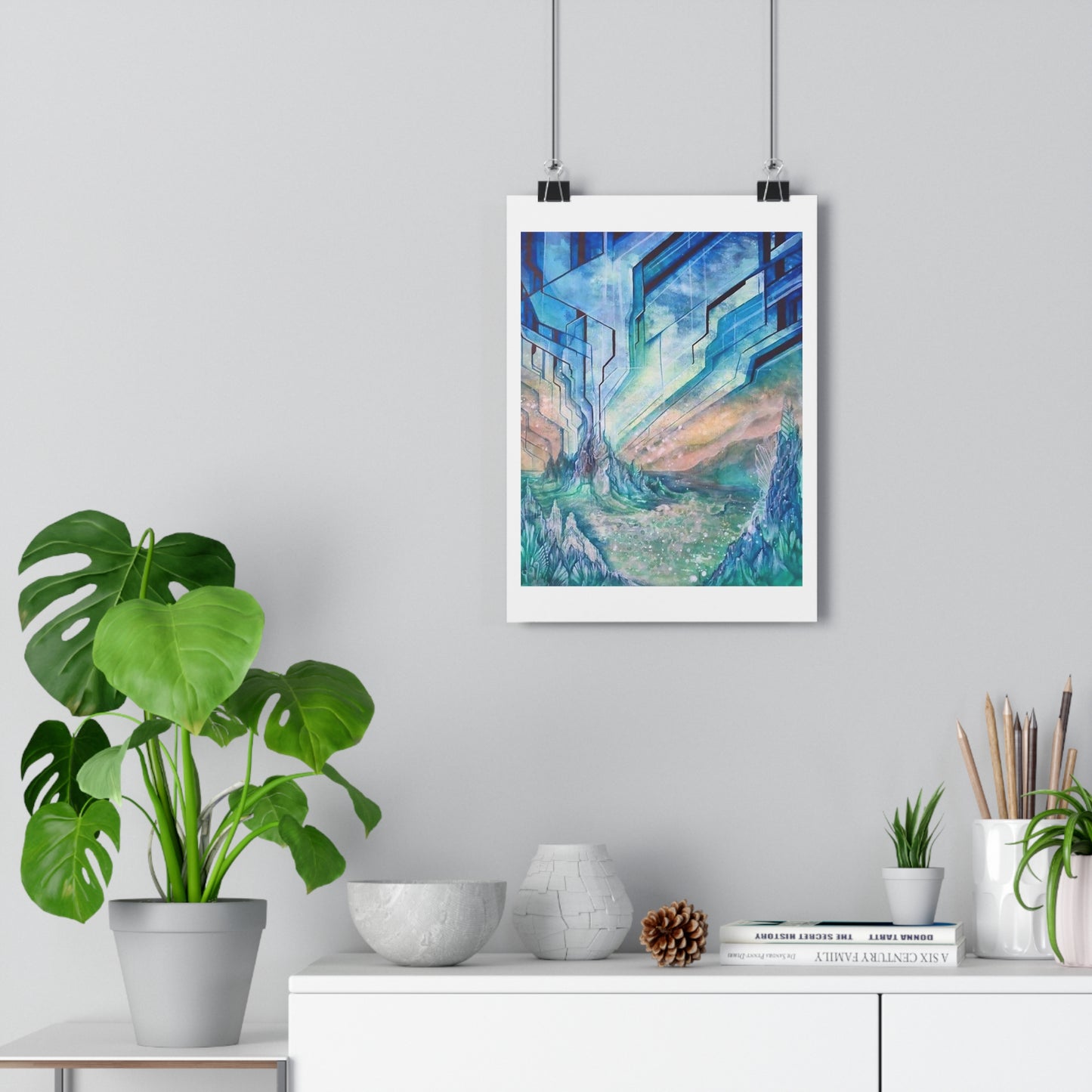 “Aqua-terrestrial”- Giclée Art Print by artist David Hilborn