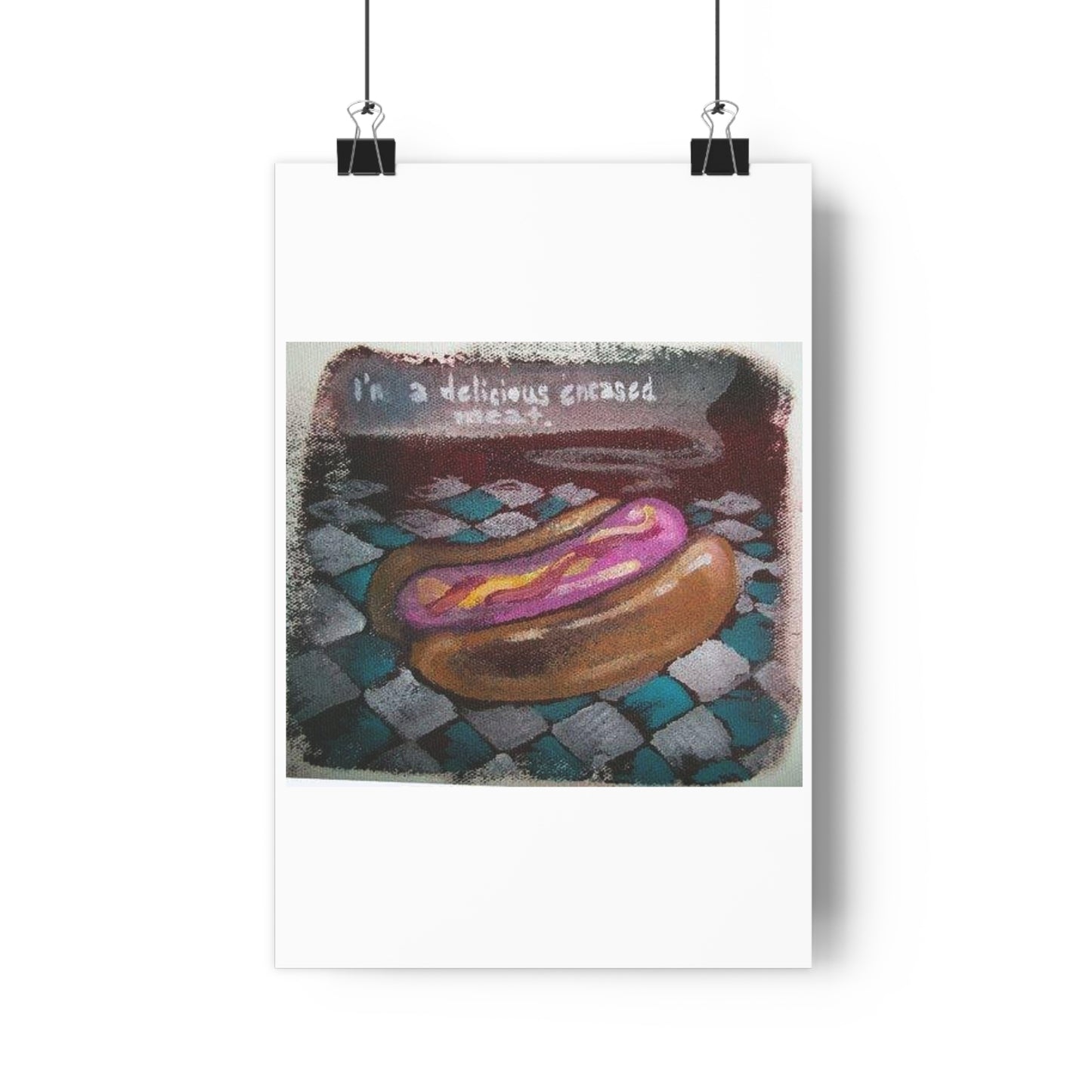 "Delicious Encased Meats”- Giclée Art Print by artist David Hilborn