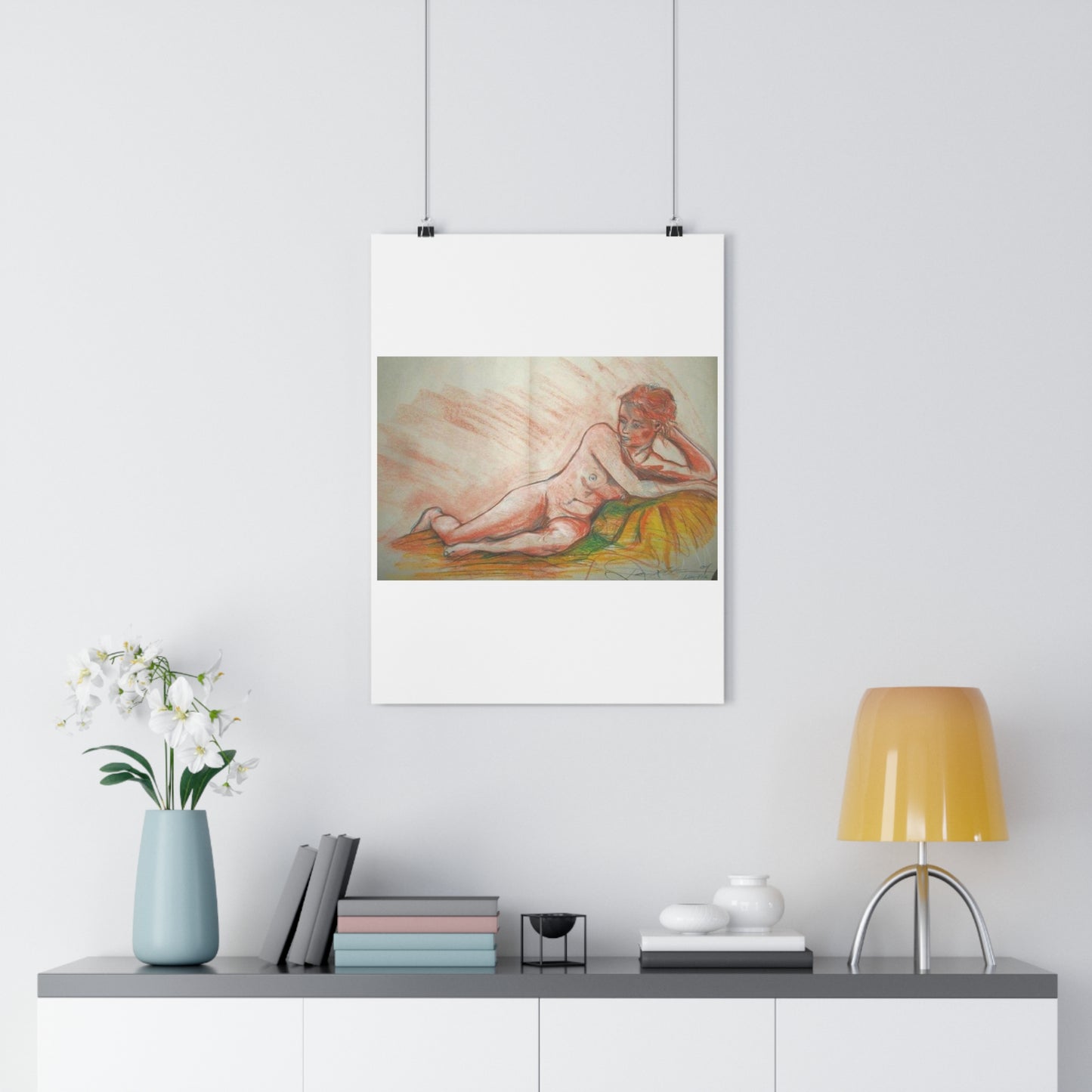 "Nude Study”- Giclée Art Print by artist David Hilborn