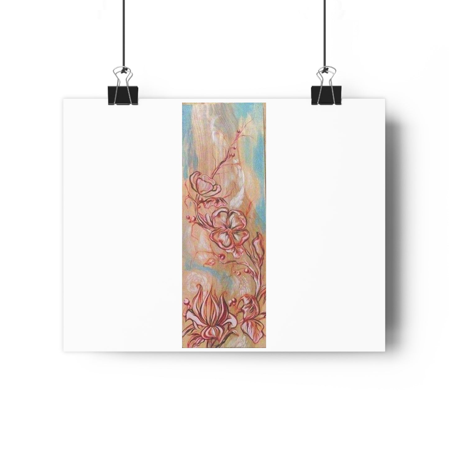 "Cherry Blossoms”- Giclée Art Print by artist David Hilborn