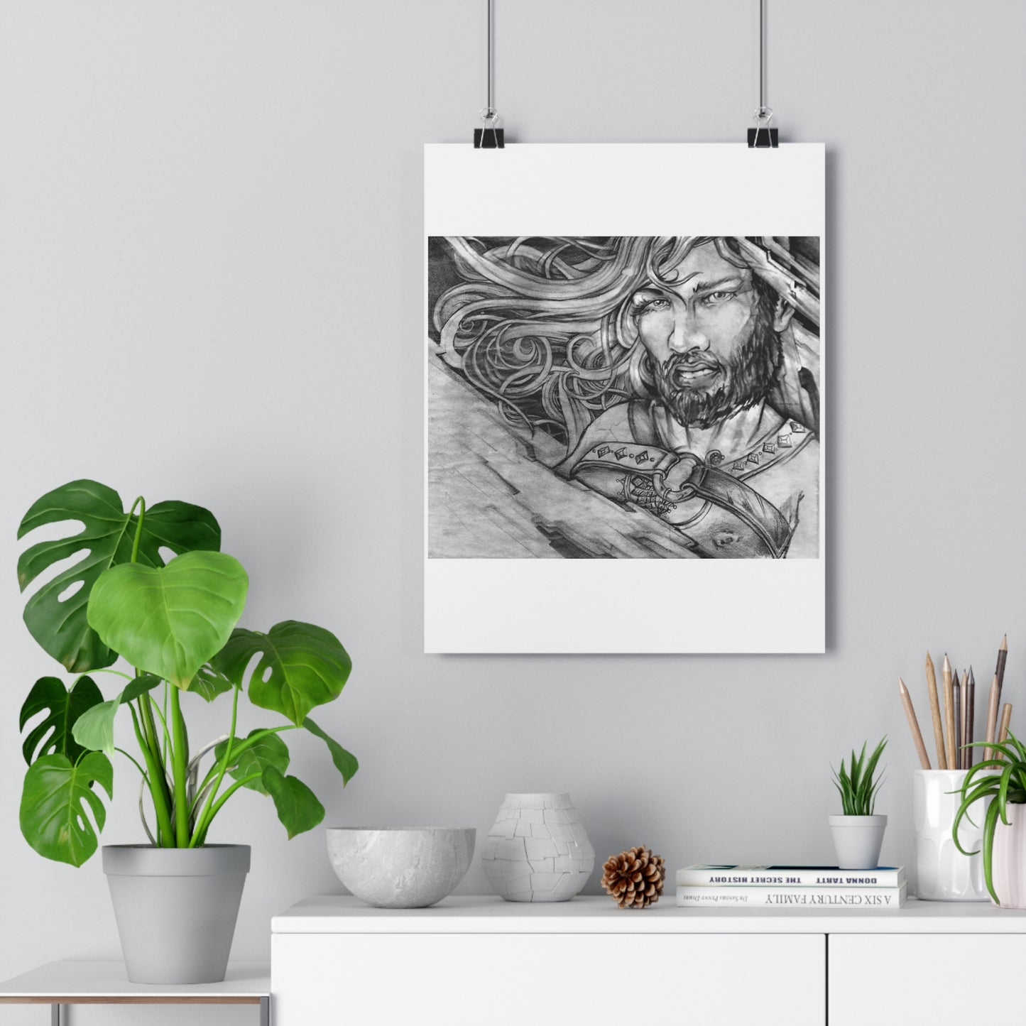 "Bearded Beauty" - Giclée Art Print by artist David Hilborn