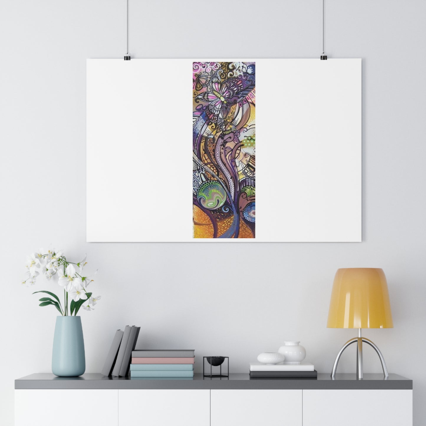 "Flutterby”- Giclée Art Print by artist David Hilborn