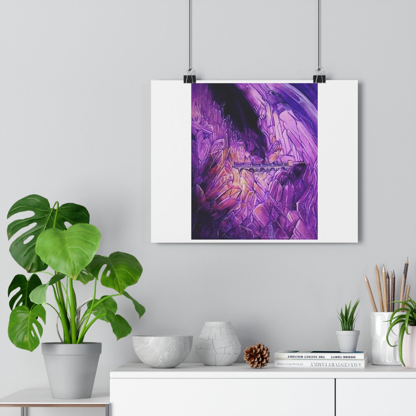 "Crystal Caverns”- Giclée Art Print by artist David Hilborn