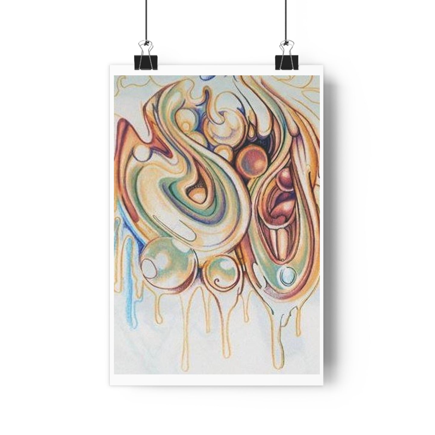 "Iridescent Bubbles”- Giclée Art Print by artist David Hilborn