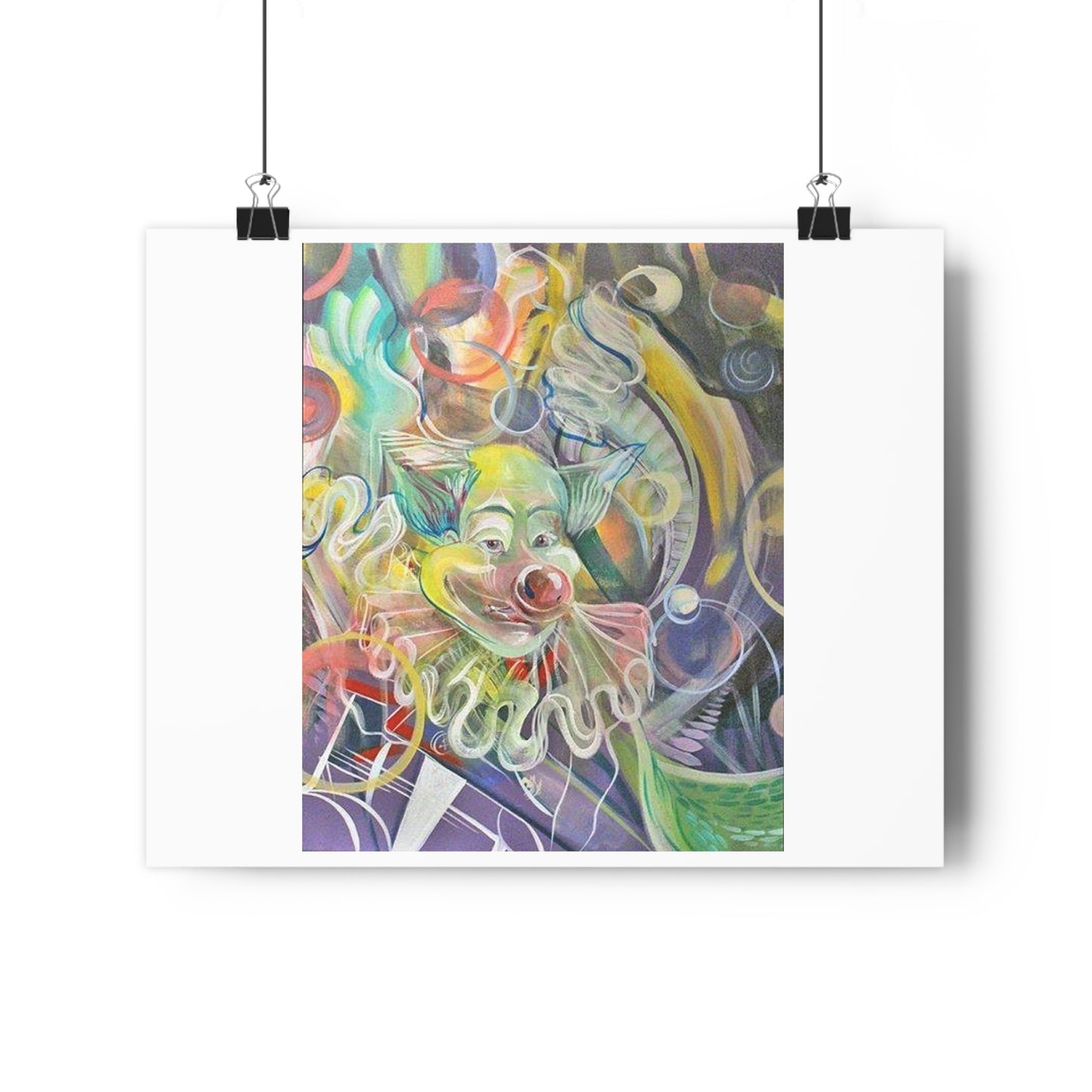 "Clowning Around”- Giclée Art Print by artist David Hilborn