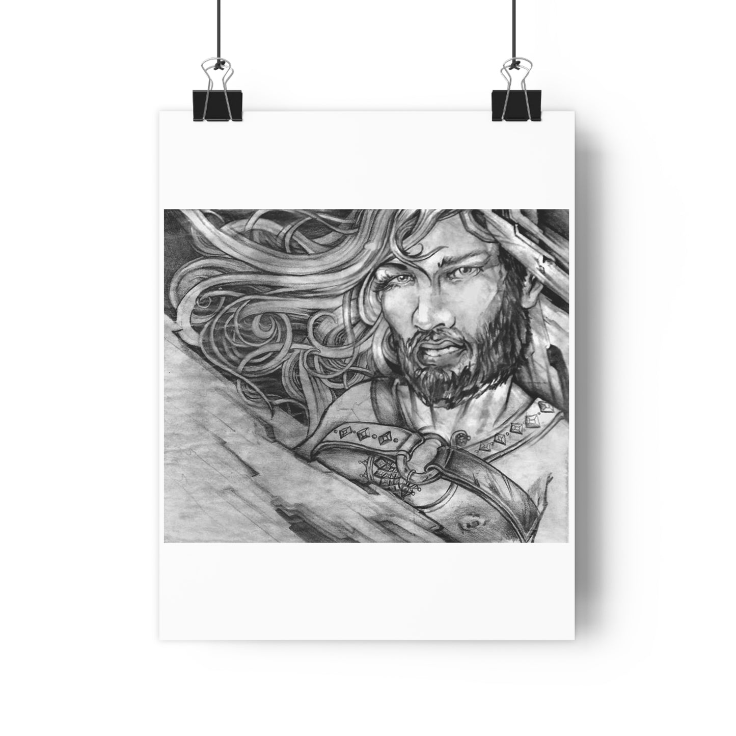 "Bearded Beauty" - Giclée Art Print by artist David Hilborn