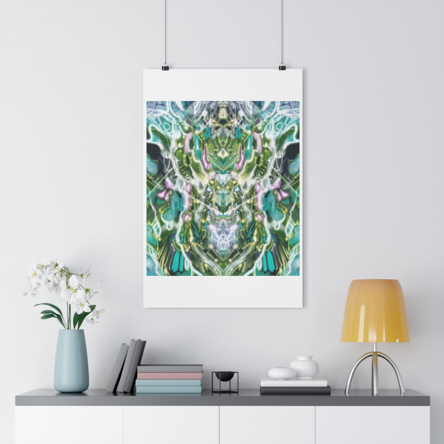 "Green Dragon”- Giclée Art Print by artist David Hilborn