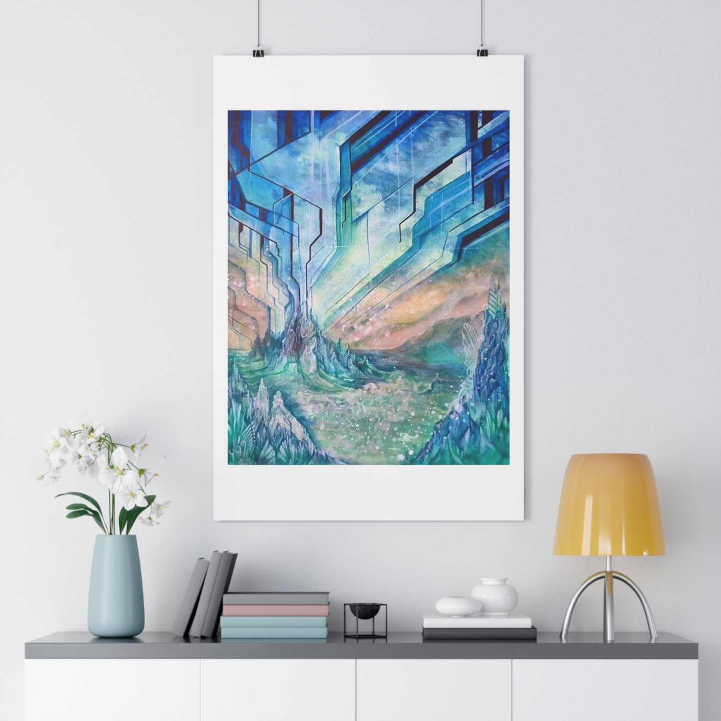 “Aqua-terrestrial”- Giclée Art Print by artist David Hilborn